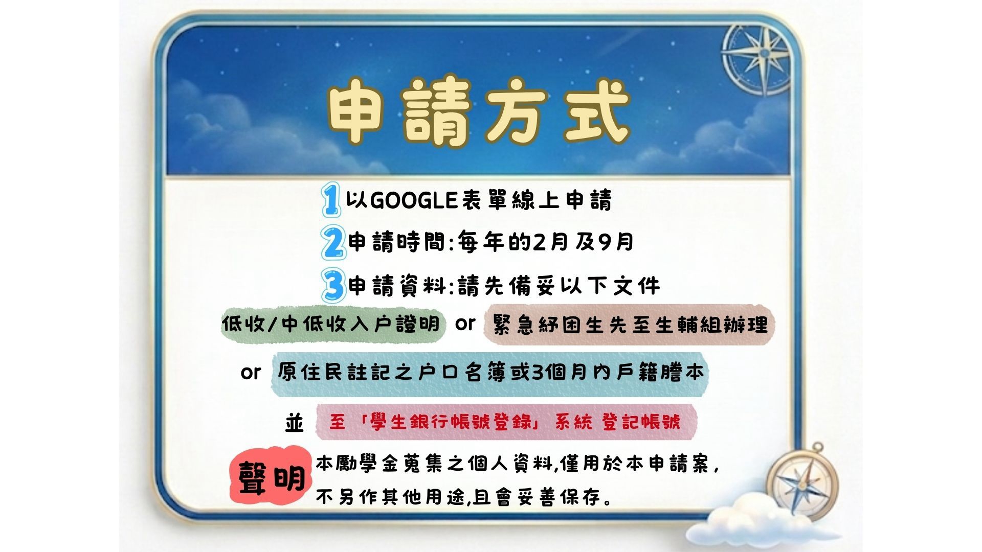 申請方式